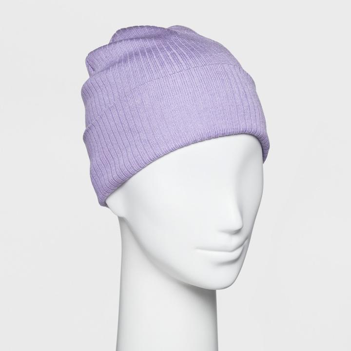 Women's Ribbed Cuff Beanie - A New Day