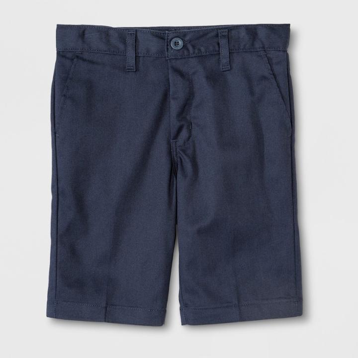 Dickies Boys' Slim Fit Flat Front Shorts - Dark Navy 20, Boy's, Dark Blue