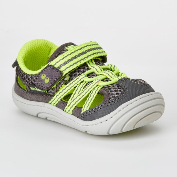 Toddler Boys' Surprize By Stride Rite Charley Fisherman Sandals - Gray/green