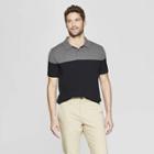 Men's Standard Fit Short Sleeve Sweater Polo Shirt - Goodfellow & Co Charcoal (grey)