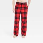 Men's Plaid Flannel Pajama Pants - Goodfellow & Co Red