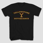 Men's Yellowstone Short Sleeve Graphic T-shirt - Black