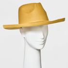 Women's Upturned Wide Brim Felt Fedora Hat - Universal Thread