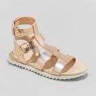 Girls' Ellie Gladiator Sandals - Cat & Jack Rose Gold