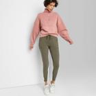 Women's High-waisted Pocket Leggings - Wild Fable Olive Green