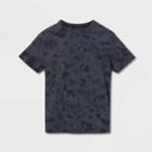 Boys' Tie-dye Short Sleeve T-shirt - Art Class Black/dark Gray