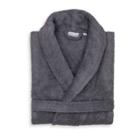 L/xl Terry Cloth Solid Bathrobe Gray - Linum Home Textiles