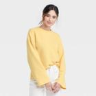 Women's Ottoman Sweatshirt - A New Day Yellow