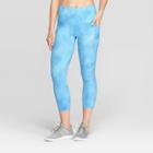 Women's Everyday Marble Print High-waisted Capri Leggings 20 - C9 Champion Blue