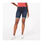 Denizen From Levi's Women's Modern Skinny Bermuda Jean Shorts - Blue Empire