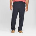 Men's Big & Tall Solid Straight Fit Lightweight Trouser - Goodfellow & Co Xavier Navy 48x32, Size: