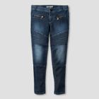 Girls' Knit Moto Skinny Jeans - Cat & Jack Rainstorm Blue