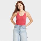 Women's Slim Fit Camisole - Universal Thread Red