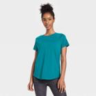 Women's Essential Crewneck Short Sleeve T-shirt - All In Motion Teal