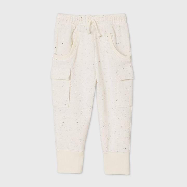 Toddler Boys' Cargo Fleece Pull-on Pants - Cat & Jack Heather Gray