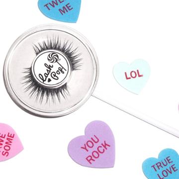 Lash Pop Lashes False Eyelashes Light Grey - 1ct, Light Off-white
