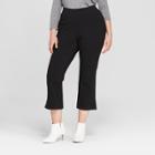 Target Women's Plus Size Crop Flare Pants - Prologue Black X