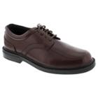 Men's Deer Stags Wide Width Times Oxfords - Brown 12w,