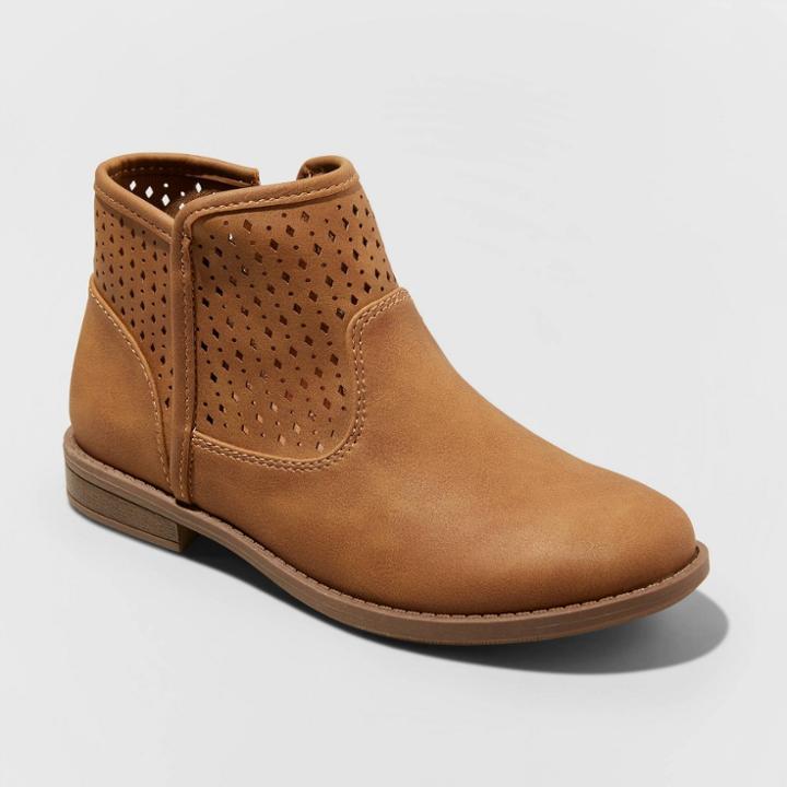 Girls' Roberta Perf Fashion Boots - Cat & Jack Brown