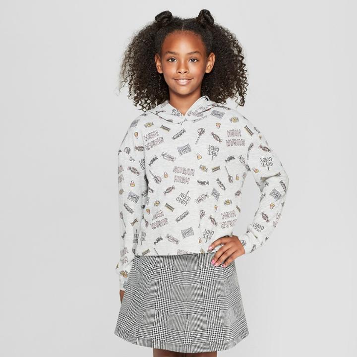 Girls' 'sugar High' Pullover Sweatshirt - Art Class Heather Gray
