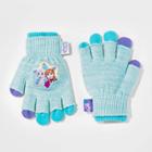 Girls' Frozen Gloves - Blue One Size, Girl's