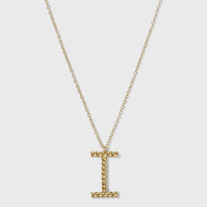 Sugarfix By Baublebar Initial I Pendant Necklace - Gold