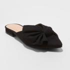 Women's Beth Bow Mules - A New Day Black