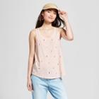 Women's Printed Sequin Loose Tank - A New Day