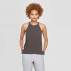 Women's Sleeveless Crewneck Sweater Tank Top - Prologue Gray L, Wet