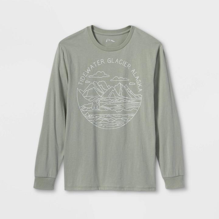 Kids' Oversized Long Sleeve Graphic T-shirt - Art Class Green