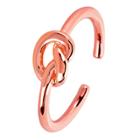 Elya Love Knot Open Ring - Rose Gold (size