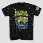Men's Marvel Black Panther Short Sleeve Graphic T-shirt - Black Wash
