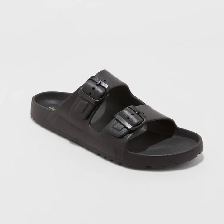 Men's Carson Slide Sandals - Goodfellow & Co - Black