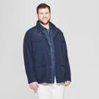 Men's Big & Tall Synthetic Four Pocket Bomber Jacket - Goodfellow & Co Navy