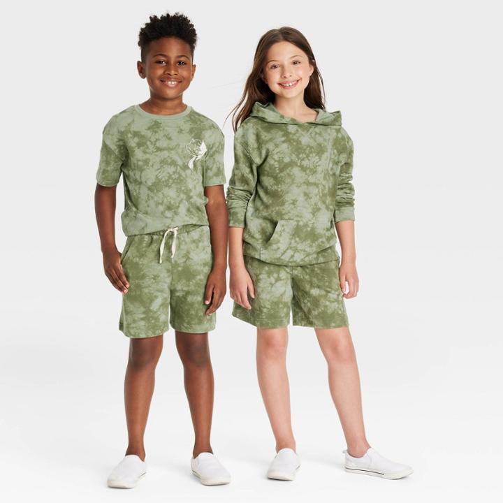 Kids' Midi Shorts - Cat & Jack Green