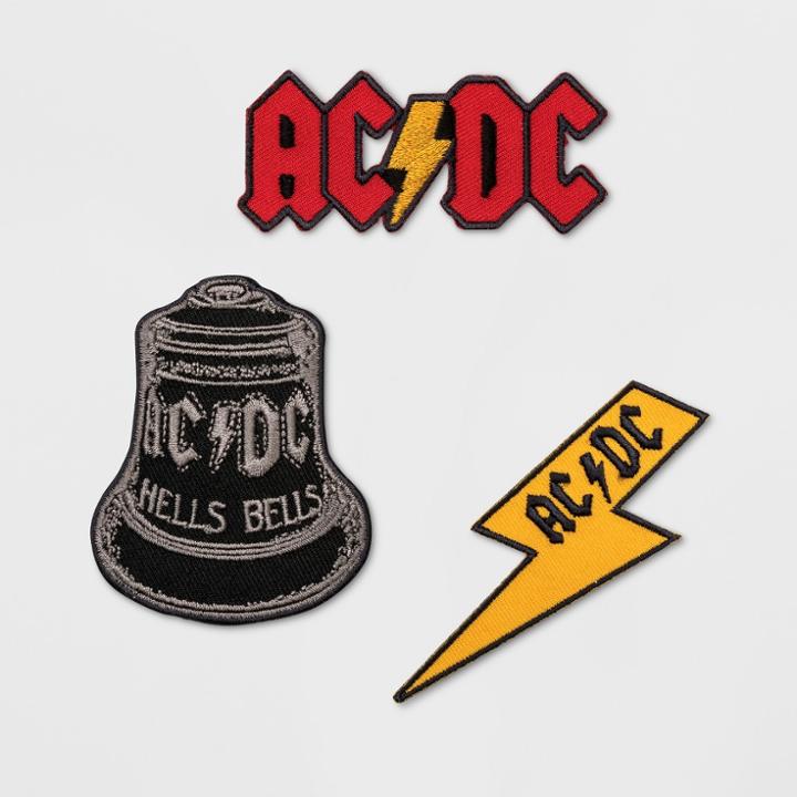 Junk Food Ac/dc Badges, Kids Unisex,