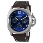 Peugeot Watches Peugeot Men's Silver Multi-function Chronograph Sport Watch - Blue,