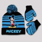 Handwear And Headwear Sets Disney Blue Black