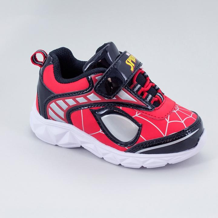 Toddler Boys' Marvel Spider-man Light Up Sneakers - Red
