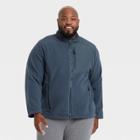 Men's Big & Tall Polartec Fleece Jacket - All In Motion Dark Blue