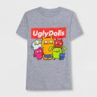 Hasbro Boys' Uglydolls Group Short Sleeve T-shirt - Heather Gray