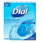 Dial Antibacterial Deodorant Spring Water Bar Soap - 12pk