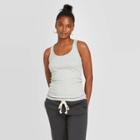 Women's Slim Fit Scoop Neck Tank Top - Universal Thread Gray