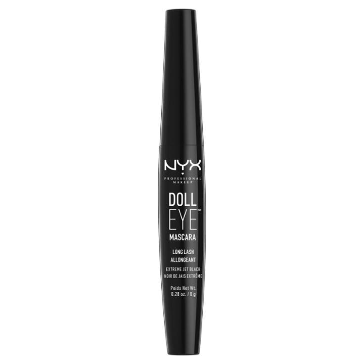 Nyx Professional Makeup Doll Eye Mascara Long Lash Black - 0.28oz, Adult Unisex