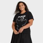 33 Revolutions Women's Plus Size Halloween Best Boos Costume Short Sleeve Graphic T-shirt - Black