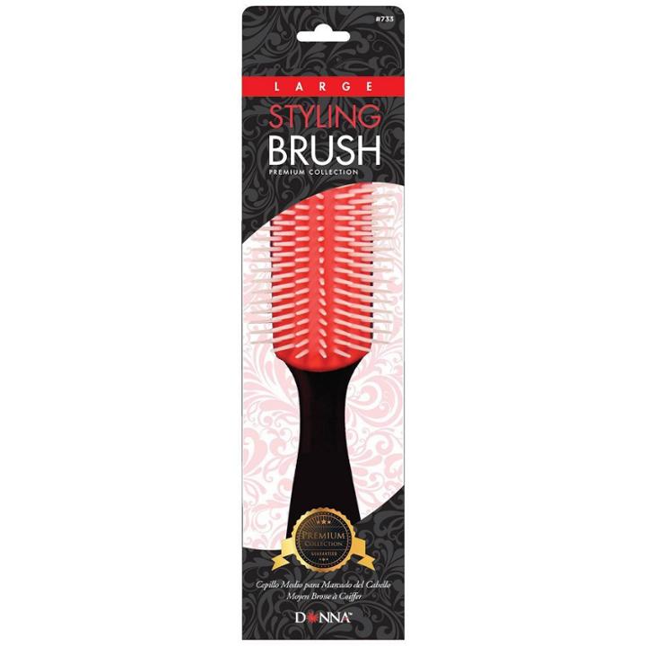 Donna Large Styling Hair Brush, Women's, Black