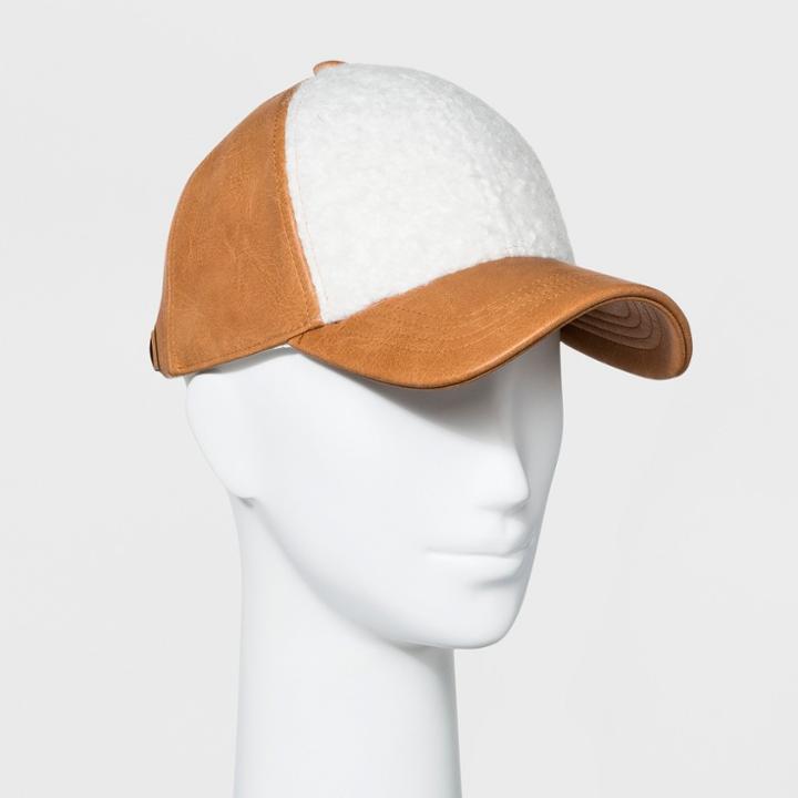 Women's Baseball Hat Sherpa - Universal Thread Yellow