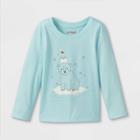 Toddler Girls' Polar Bear Long Sleeve Graphic T-shirt - Cat & Jack