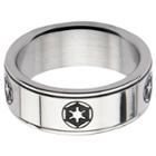 Men's Star Wars Imperial Symbol Stainless Steel Spinner Ring (8),