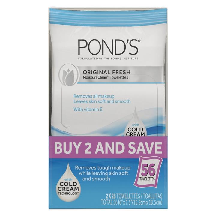Target Ponds Wet Cleansing Towelettes - Original